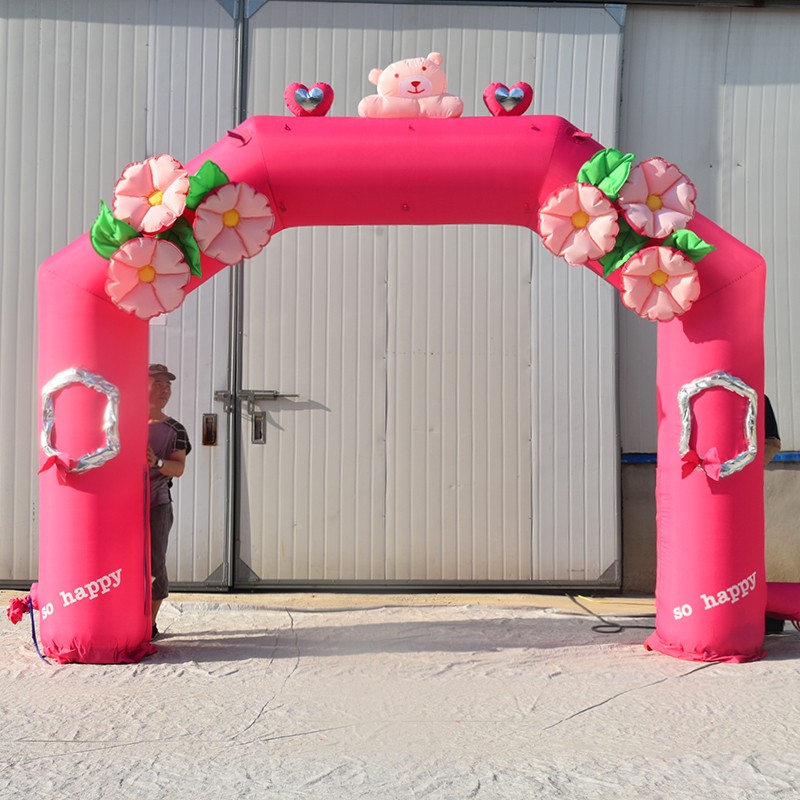 滁州粉色婚礼拱门